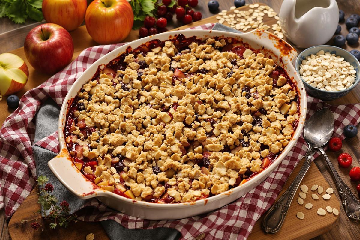 Comment préparer un délicieux crumble sans poudre d’amande : la recette facile