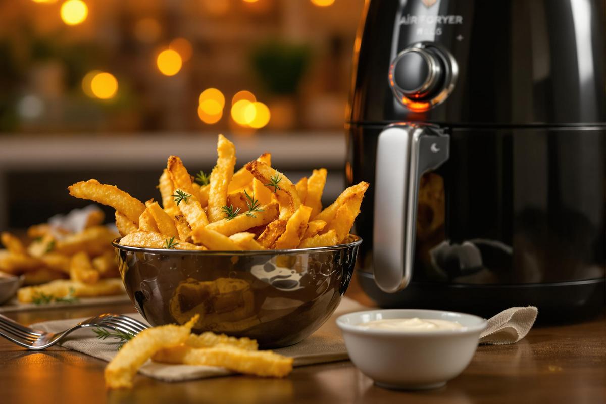 Découvrez le secret de l’eau chaude pour des frites parfaites au Airfryer