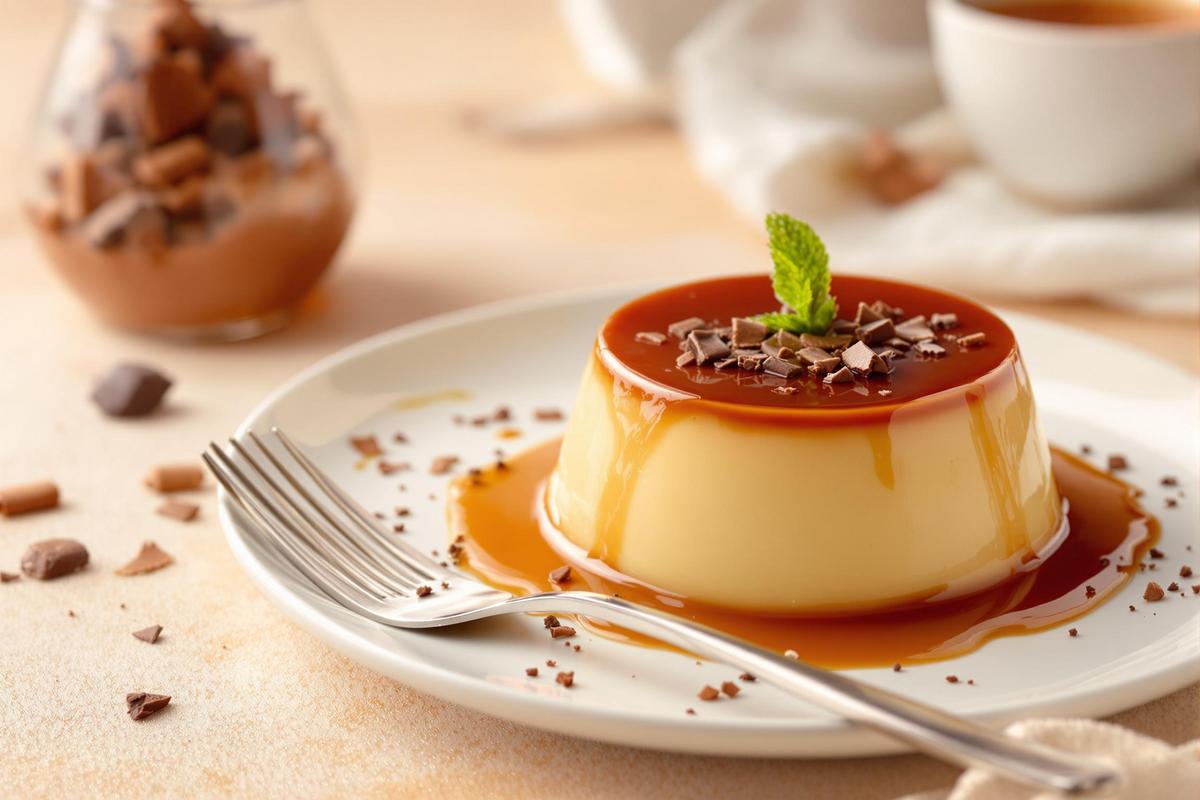Découvrez notre irrésistible recette de flan au chocolat : la star de vos réceptions