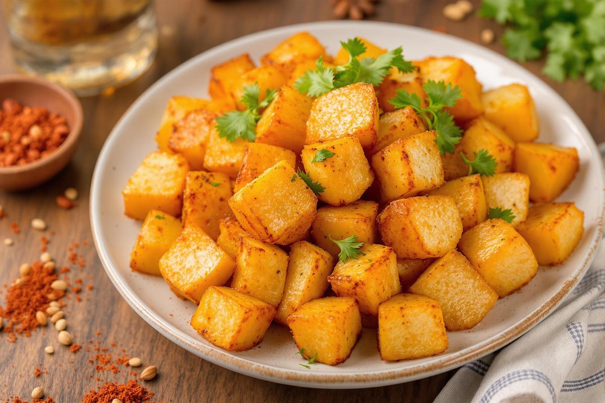 Délicieuses pommes de terre épicées maison : la recette incontournable à essayer