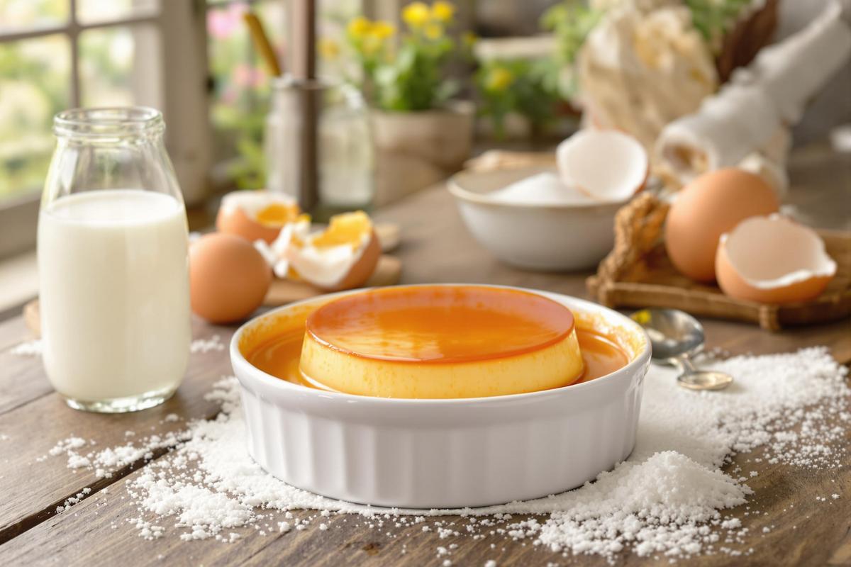 Flan de grand-mère : La recette réconfortante en 3 ingrédients