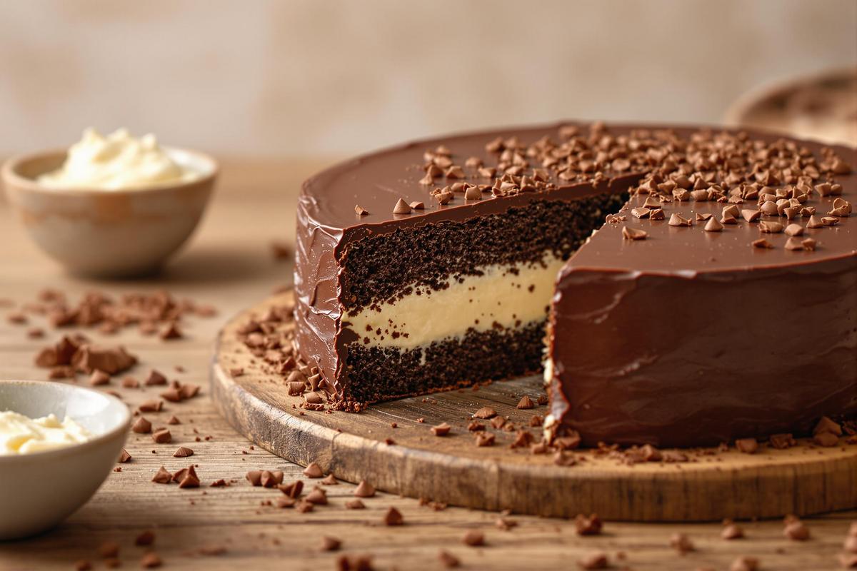 Gateau Chocolat avec Mascarpone