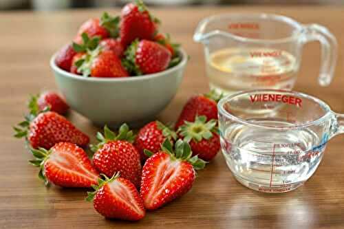 Laver vos fraises au vinaigre : pourquoi c’est une méthode à adopter avant de les déguster