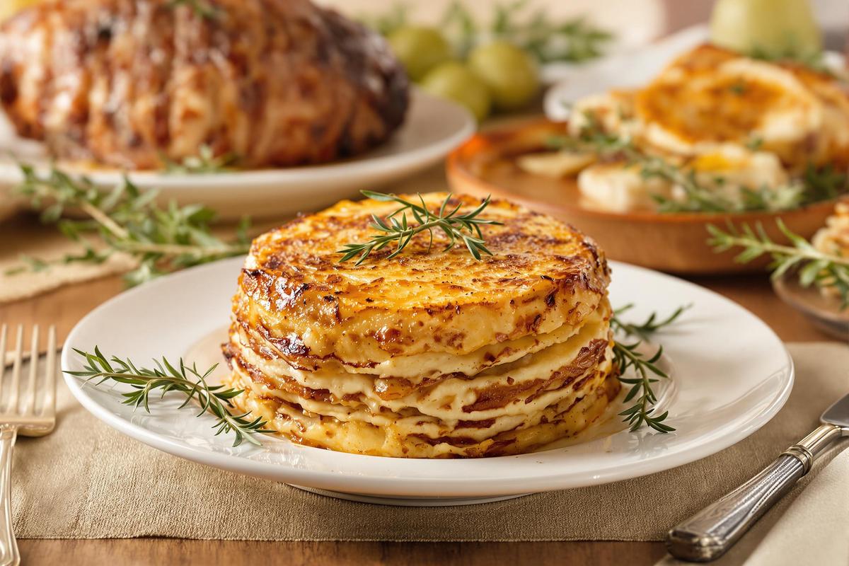 Le secret d’un accompagnement exquis : découvrez la timbale de pommes de terre pour sublimer votre gigot