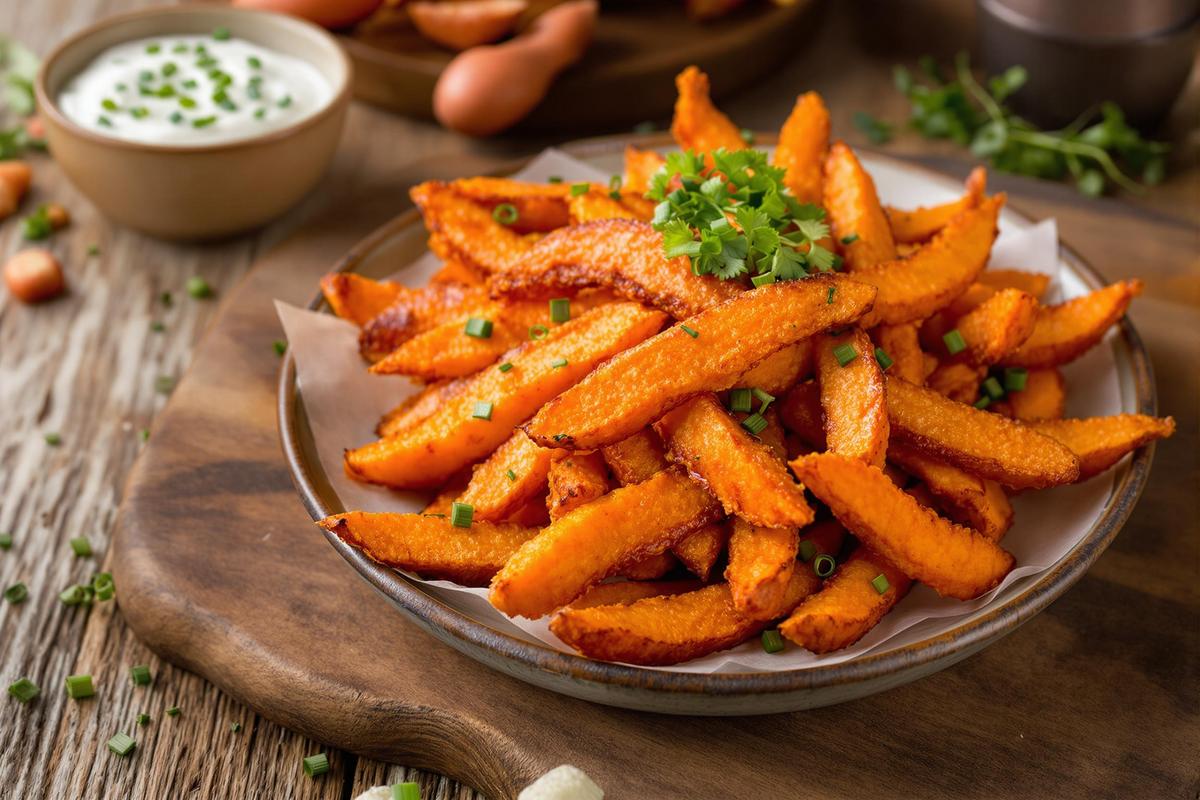 Le secret de Laurent Mariotte dévoilé : des frites de patates douces croustillantes à coup sûr