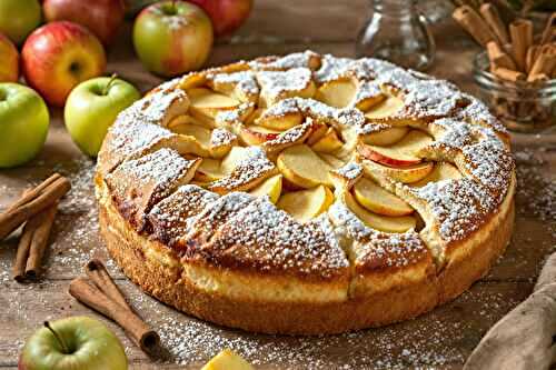 Le secret de mon irrésistible gâteau aux pommes : une recette familiale modernisée