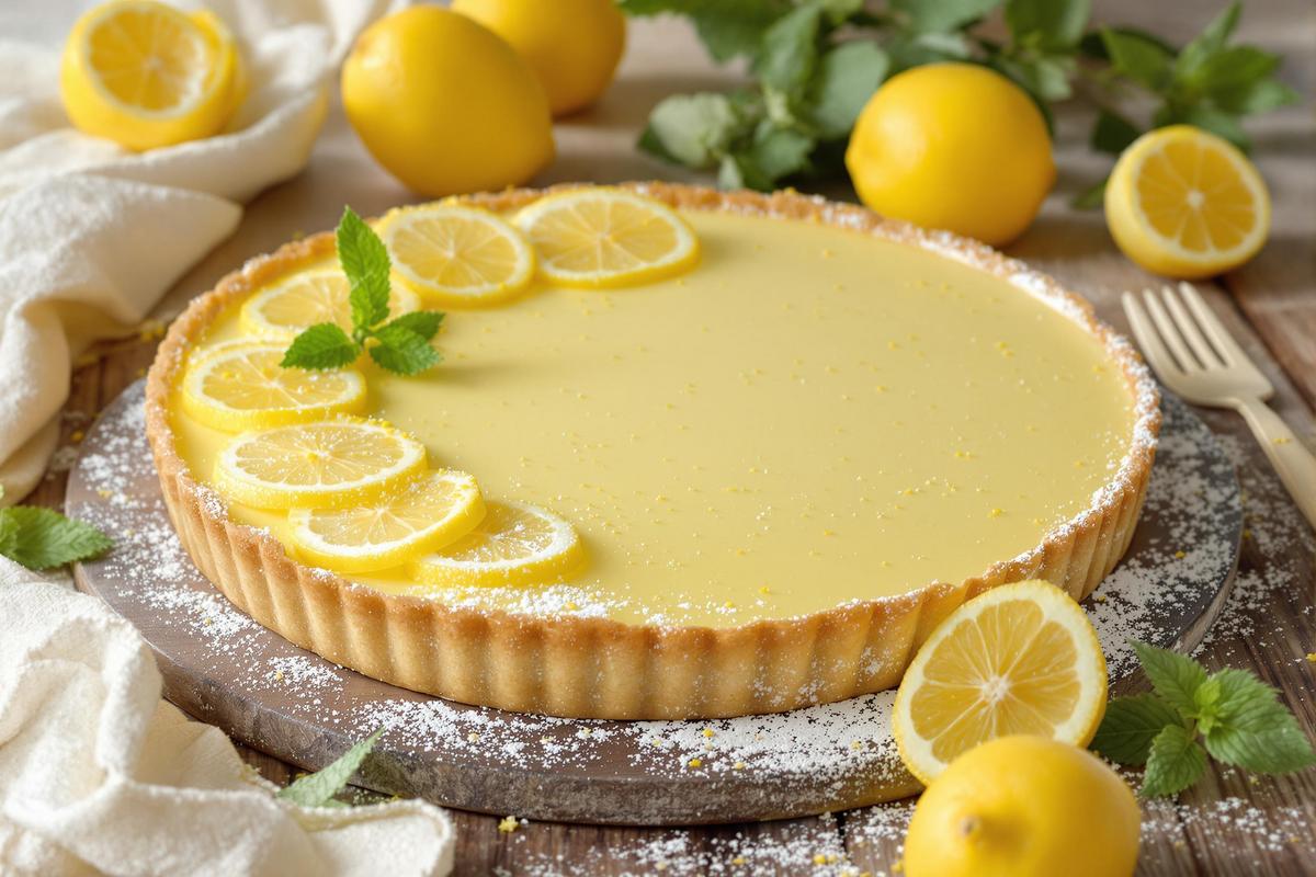 Le secret infaillible de Julie Andrieu pour une tarte au citron parfaite