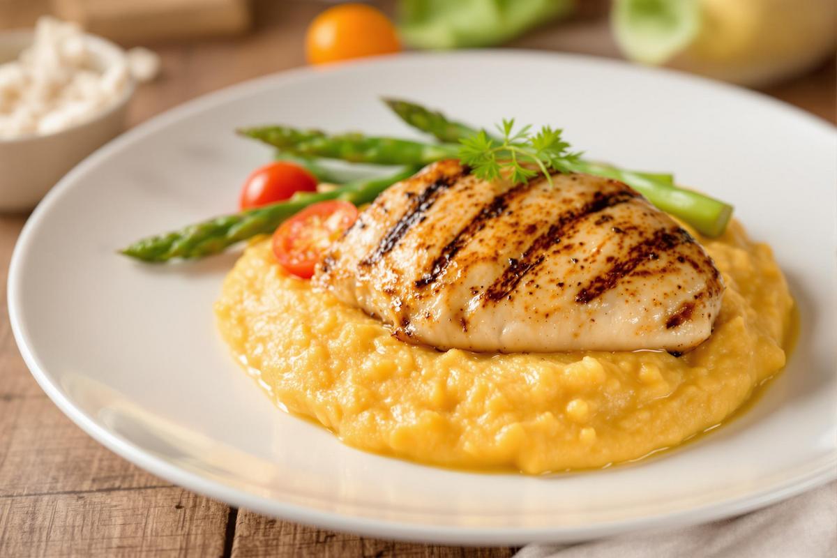 Quelle viande pour accompagner une purée de patate douce?