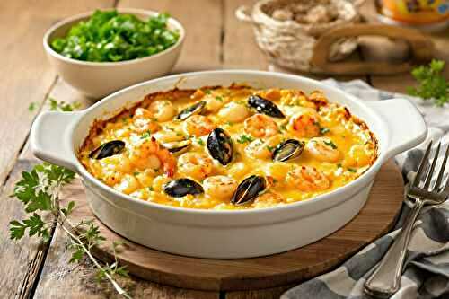 Recette de gratin de fruits de mer : simple, rapide et absolument délicieux