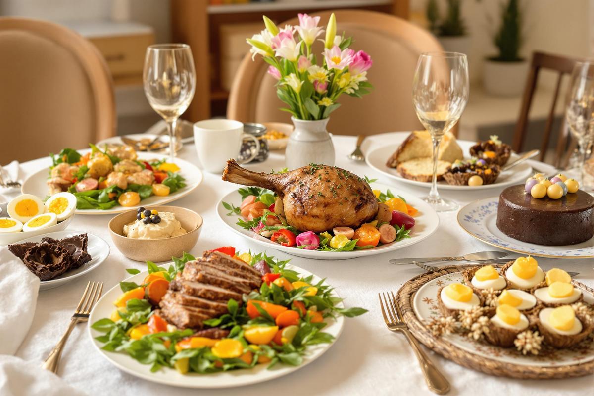 Un festin de Pâques : 10 recettes incontournables pour un repas familial réussi le 20 avril