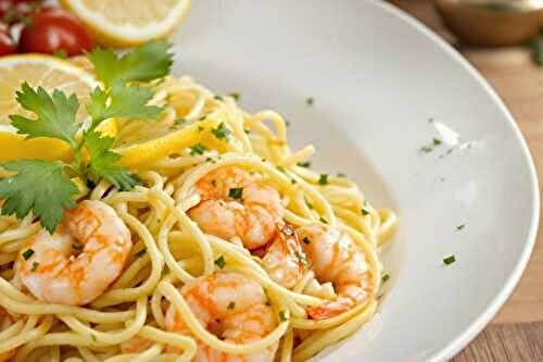 Une recette simple de pâtes aux crevettes pour un dîner savoureux et nutritif en un rien de temps