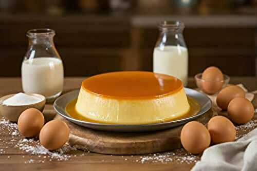 Une recette simple et savoureuse de flan avec seulement trois ingrédients