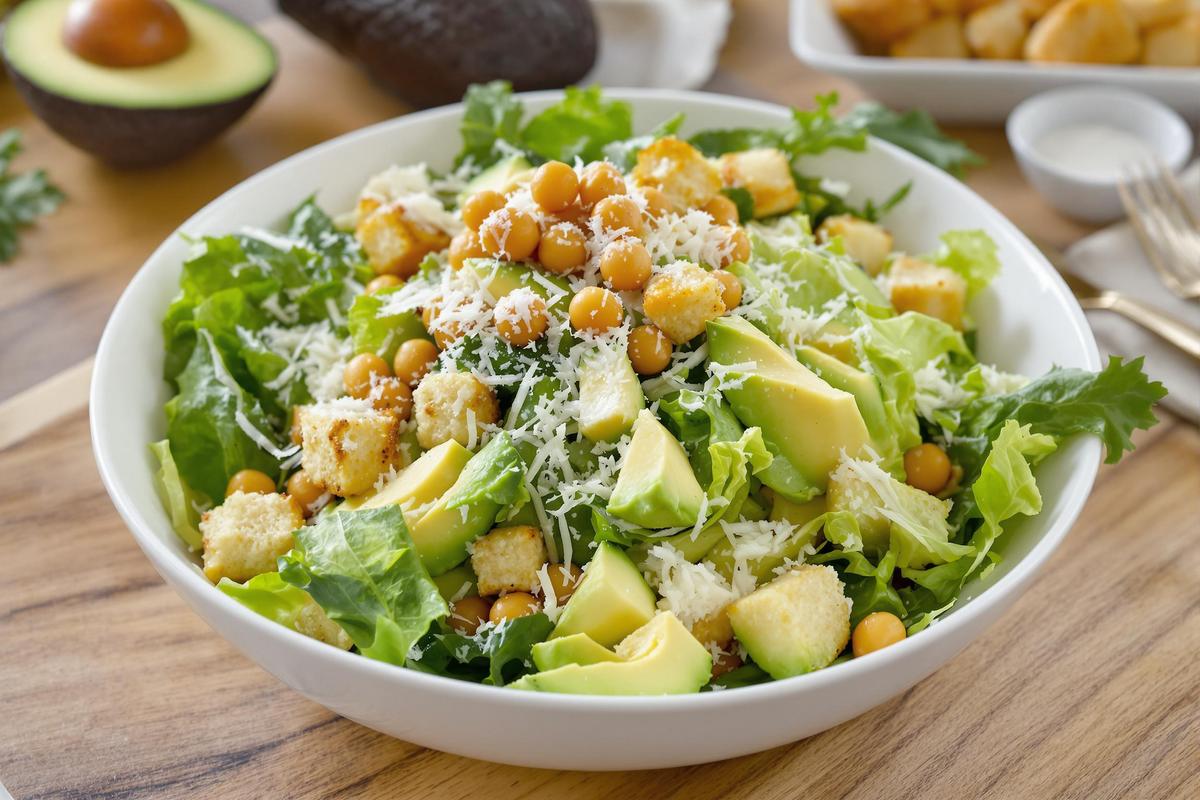 10 variantes de la salade César à savourer pour un festin croquant et délicieusement réinventé
