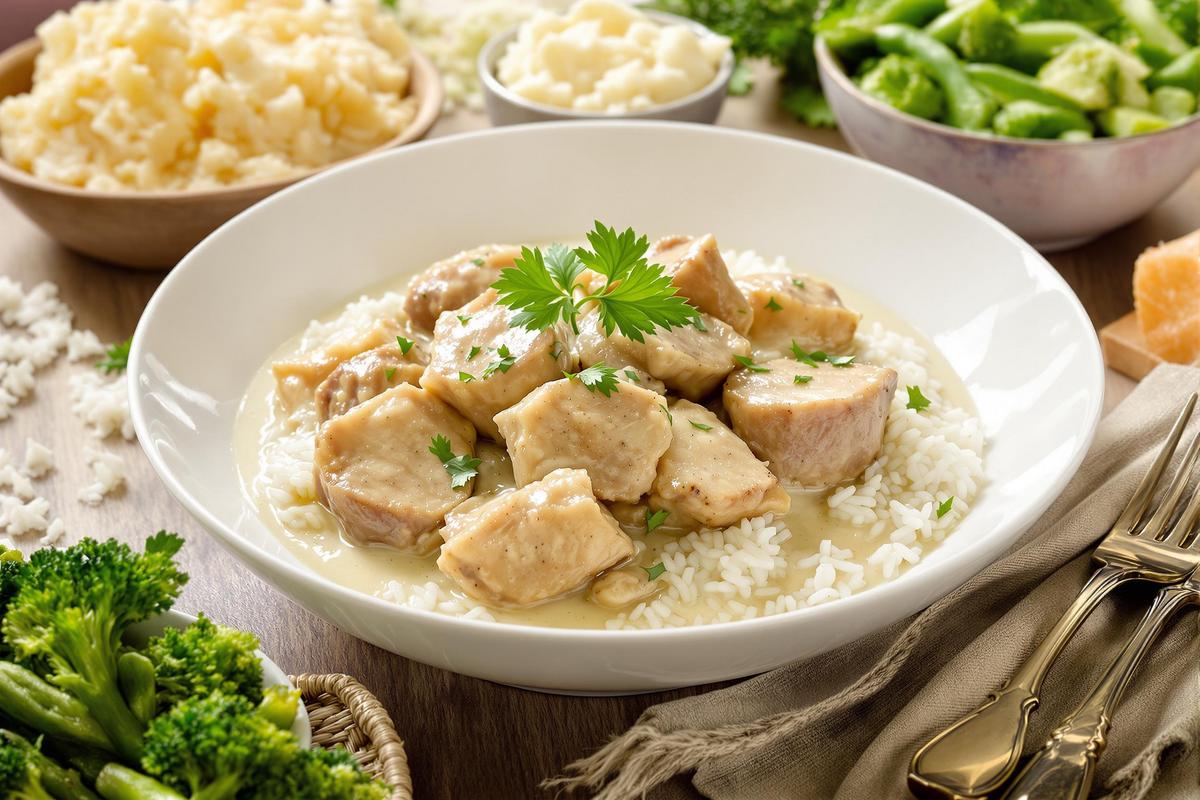 Accompagnement pour blanquette de veau