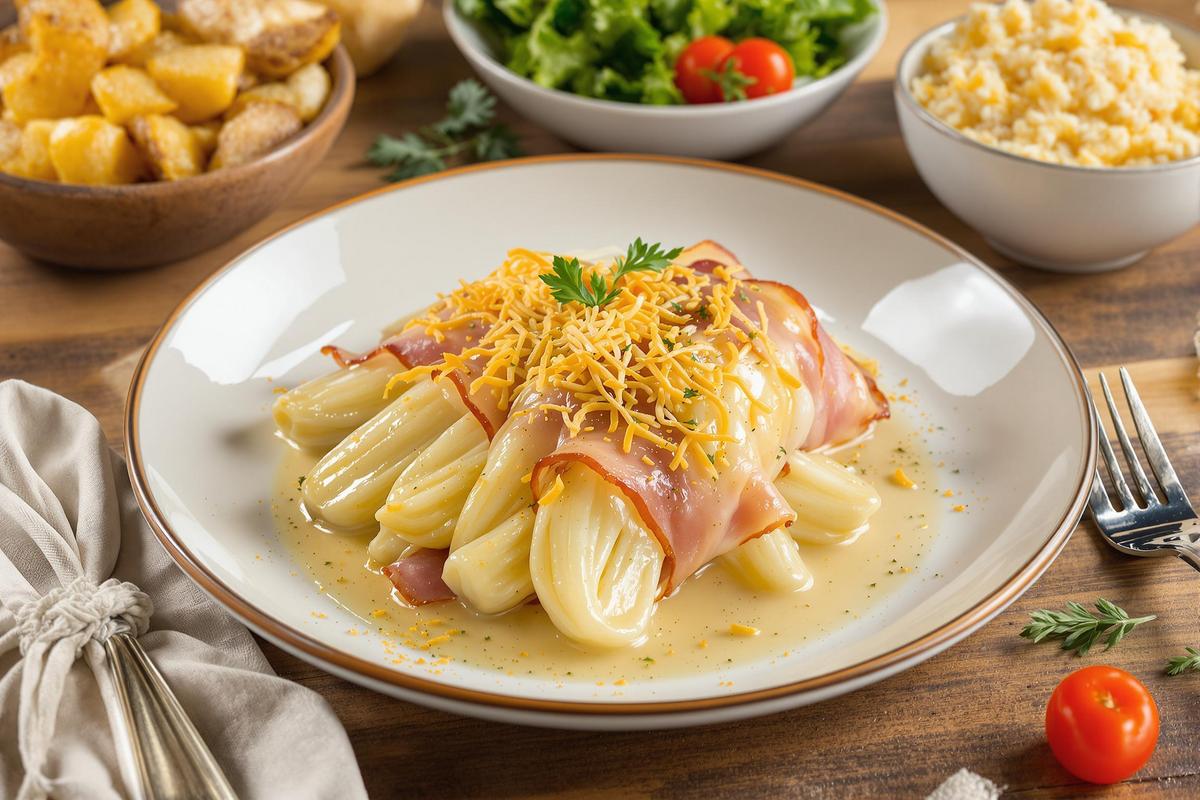 Avec quoi accompagner des endives au jambon