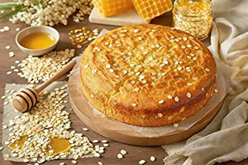 Délicieux cake au miel et flocons d’avoine : la recette simple et savoureuse