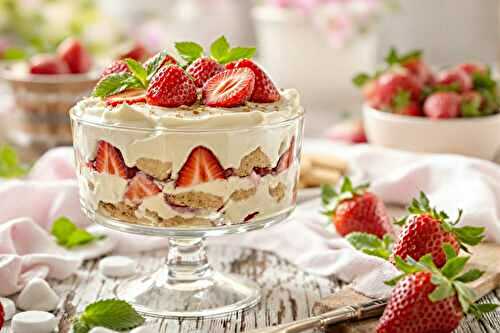 Dix tiramisus à la fraise pour célébrer le printemps avec gourmandise