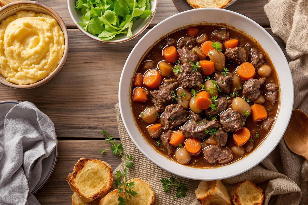Idée d’accompagnement pour un bœuf bourguignon
