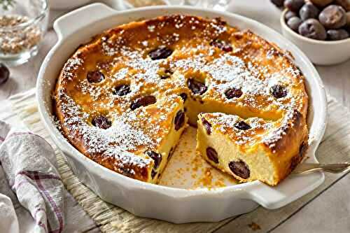 La recette authentique de Cyril Lignac : Far breton aux pruneaux