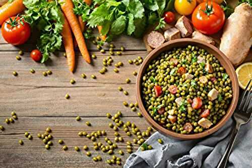 Que manger avec des lentilles vertes?