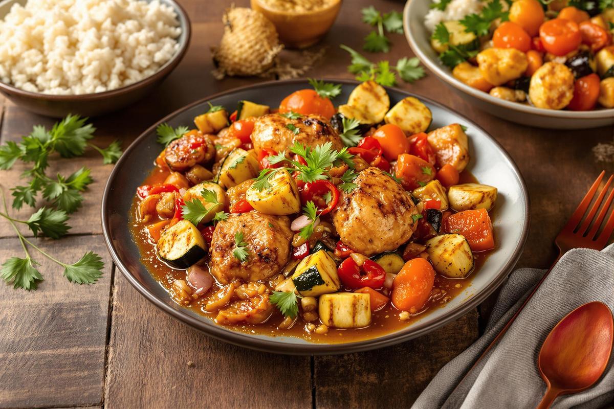 Que manger avec un poulet basquaise?
