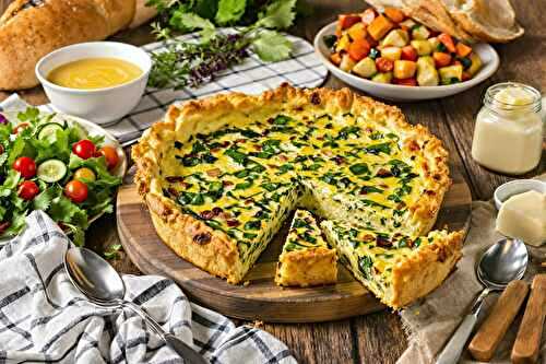 Que manger avec une quiche aux épinards