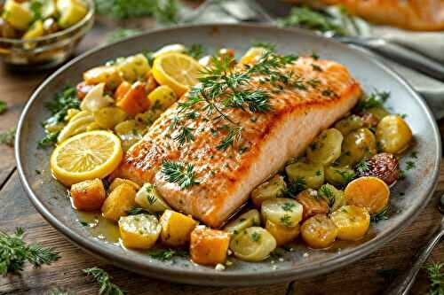 Quel accompagnement avec un rôti de saumon farci