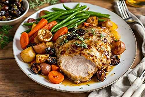 Quels légumes pour accompagner un rôti de porc aux pruneaux