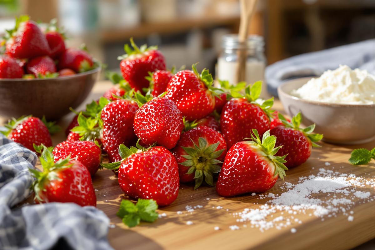 Recettes irrésistibles à base de fraises pour savourer le mois de mai