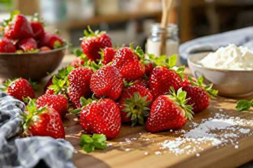 Recettes irrésistibles à base de fraises pour savourer le mois de mai