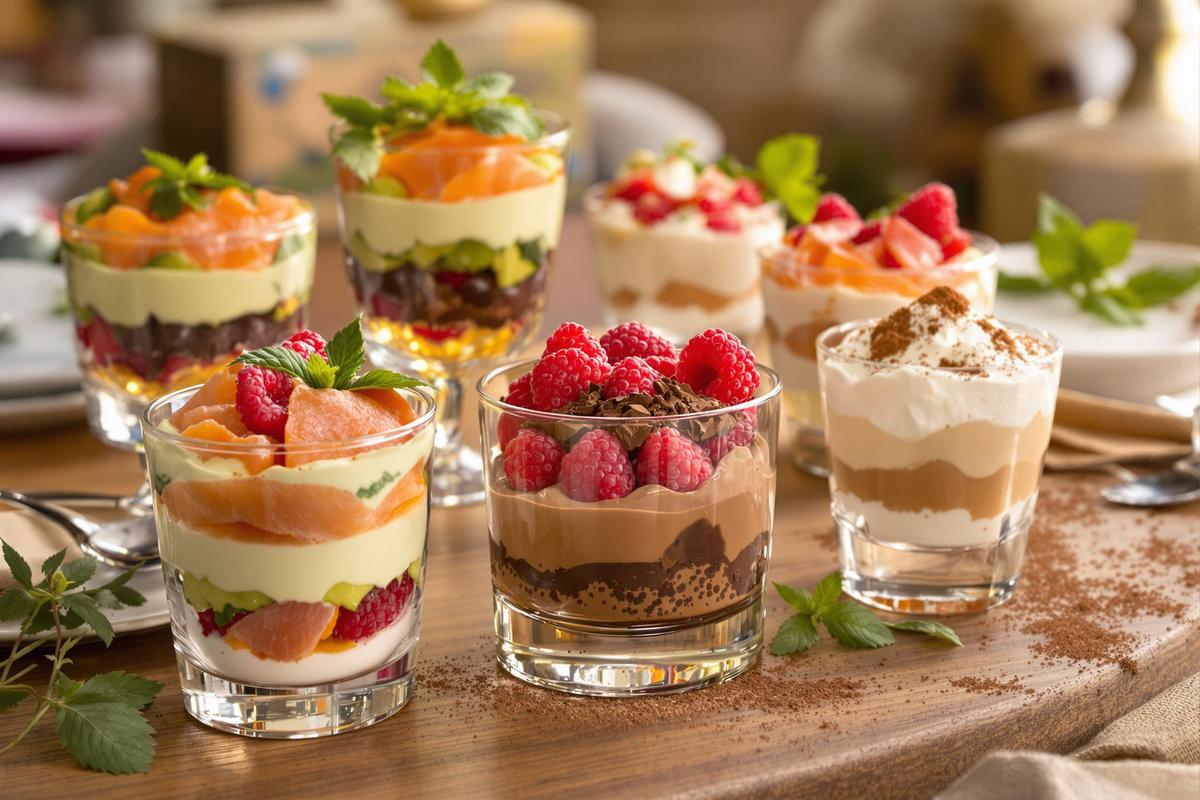 10 recettes de verrines faciles et gourmandes