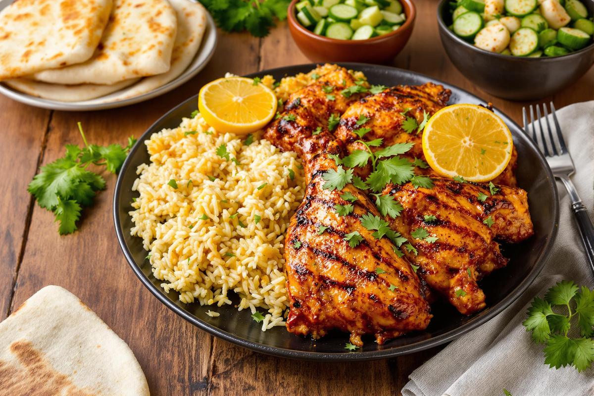Accompagnement pour poulet tandoori