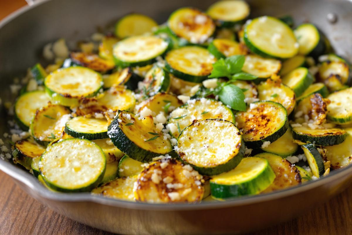 Cuisson des courgettes à la poêle : astuces simples
