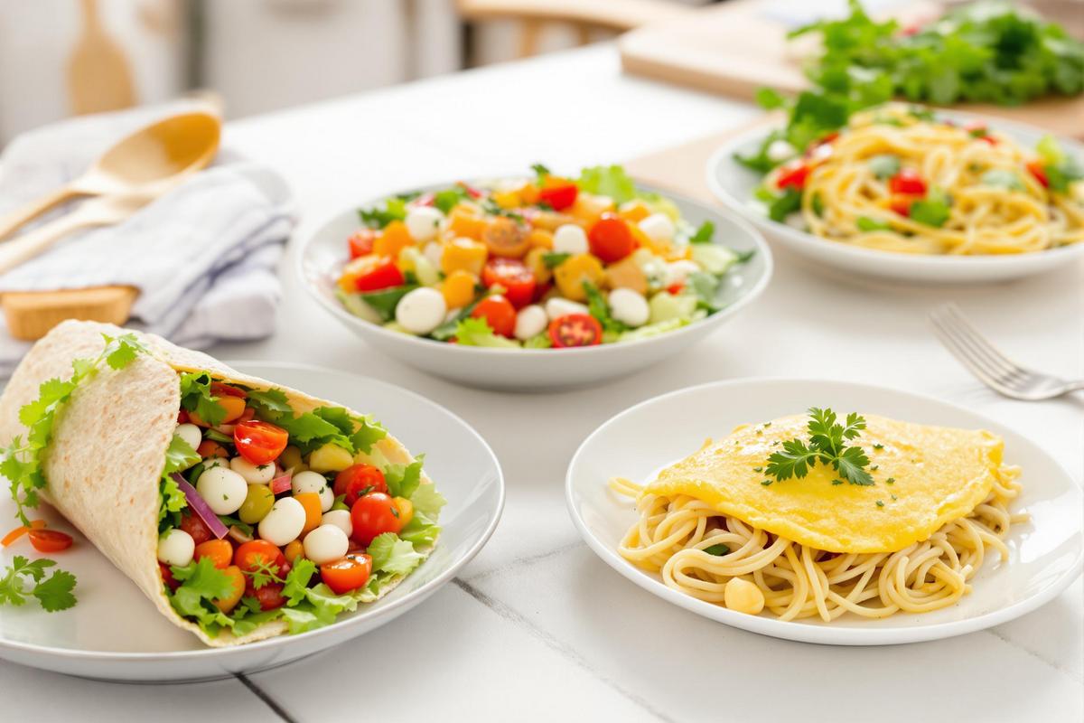 Idées de repas rapides pour le midi
