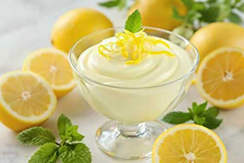 Mousse au citron facile et rafraîchissante