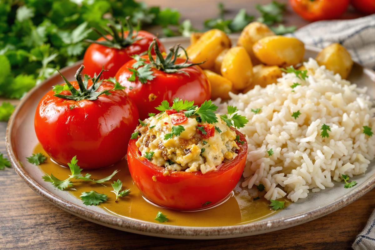 Que manger avec des tomates farcies