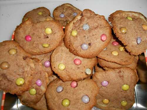 Biscuits aux smarties