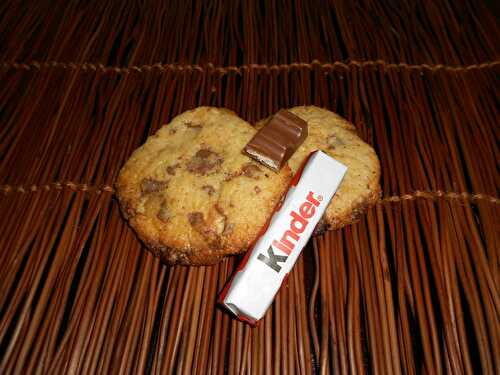 Cookies aux Kinder