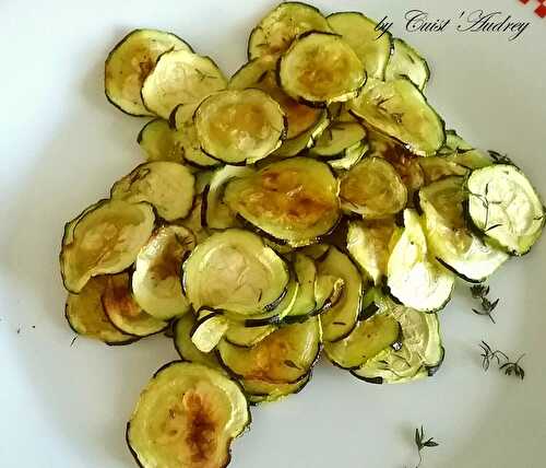 Courgettes grillées au four