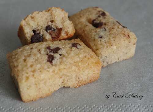 Financiers aux pépites de chocolat