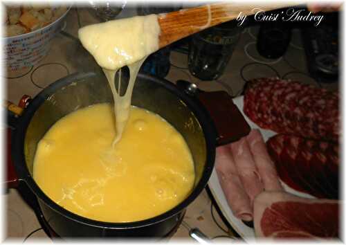 La fondue Savoyarde.... on adore!!!