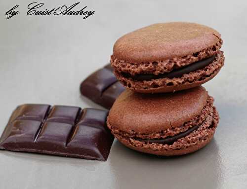 Macarons au chocolat ( selon Christophe FELDER)