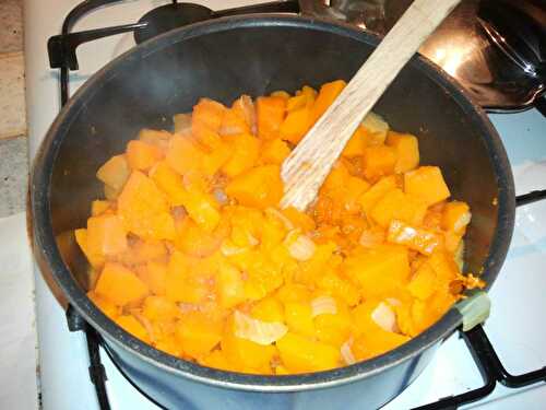 Purée de courge butternut