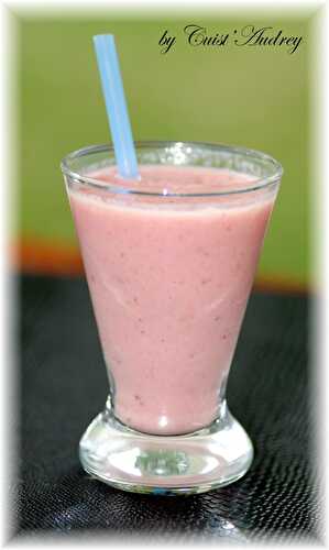 Smoothie fraises melon