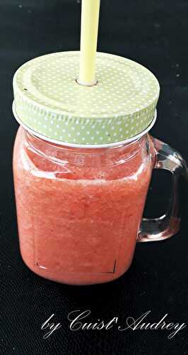 Smoothie fraises Melon