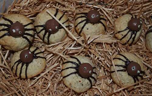 Spider cookies pour Halloween!