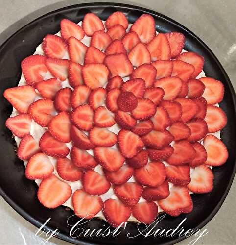 Tarte aux fraises sans cuisson