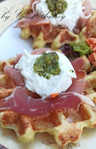 Gaufre légère à la courgette