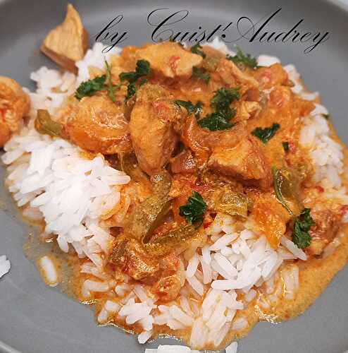 Curry Thaï de poulet à la citronnelle