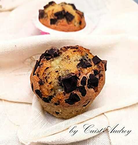 Muffins moelleux aux pépites de chocolat